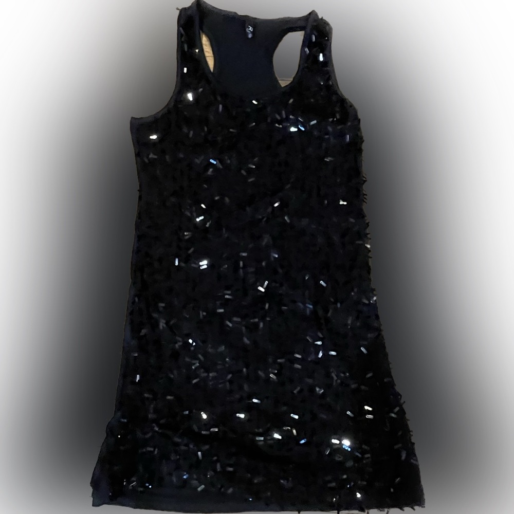 RJ Story Black Confetti Tank Top - Small